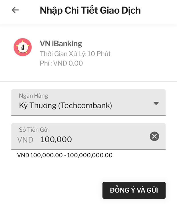 Gửi tiền vào 188bet